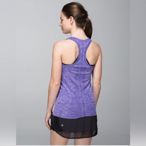 Lululemon Run Swiftly Tech‎ Racerback Tank Top Berry Purple Size 4 US  W1F10S - Picture 5 of 11